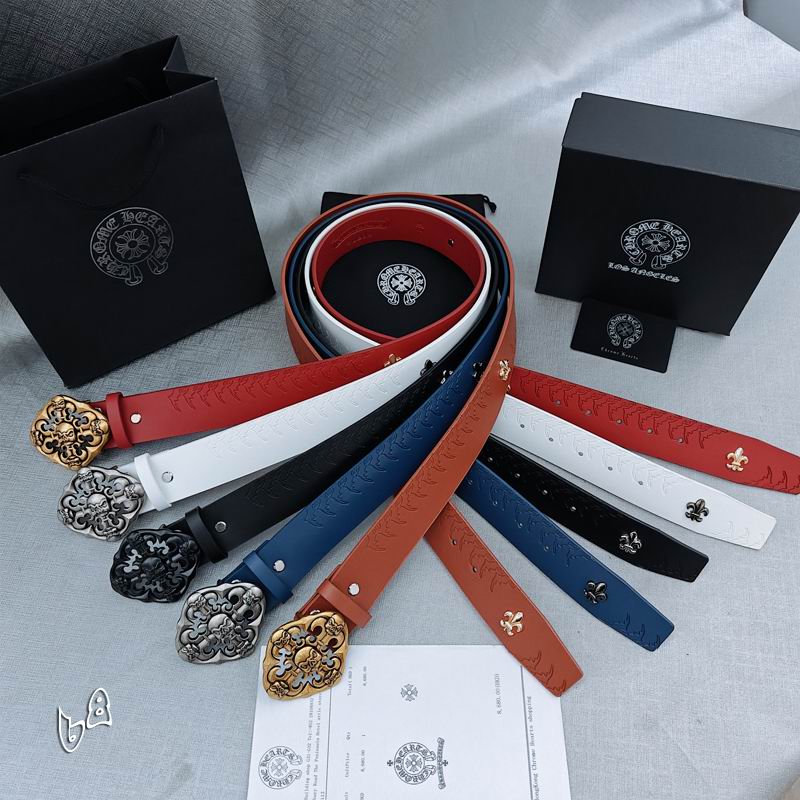 Chrome Hearts belt 38mmX90-125cm lb70
